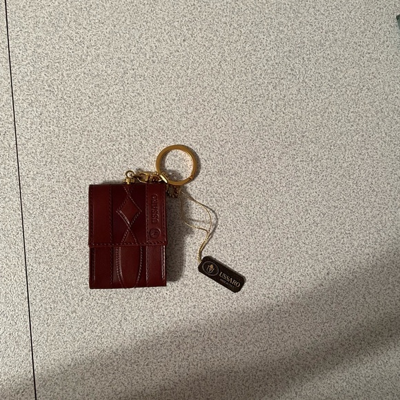 Men’s Italian leather key chain - Picture 3 of 5